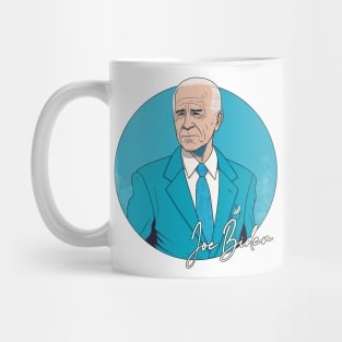 Joe Biden / Retro Style Illustration Design Mug